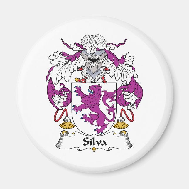 Silva Family Crest Magnet (Framsidan)