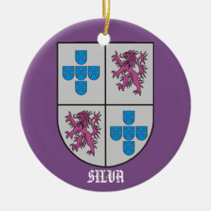 Silva Family Jackar om Armen jul Julgransprydnad Keramik