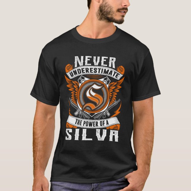 SILVA - Underskatta aldrig personanpassat T Shirt (Framsida)
