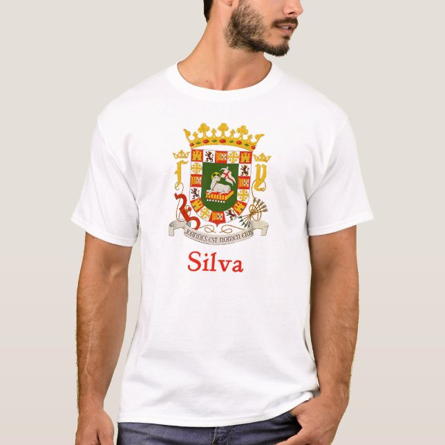 Silvaen skyddar av Puerto Rico Tee Shirt (Framsida)