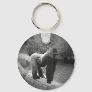 Silveback gorilla nyckelring