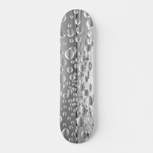 Silver - 02 old school skateboard bräda 21,6 cm (Framsida)