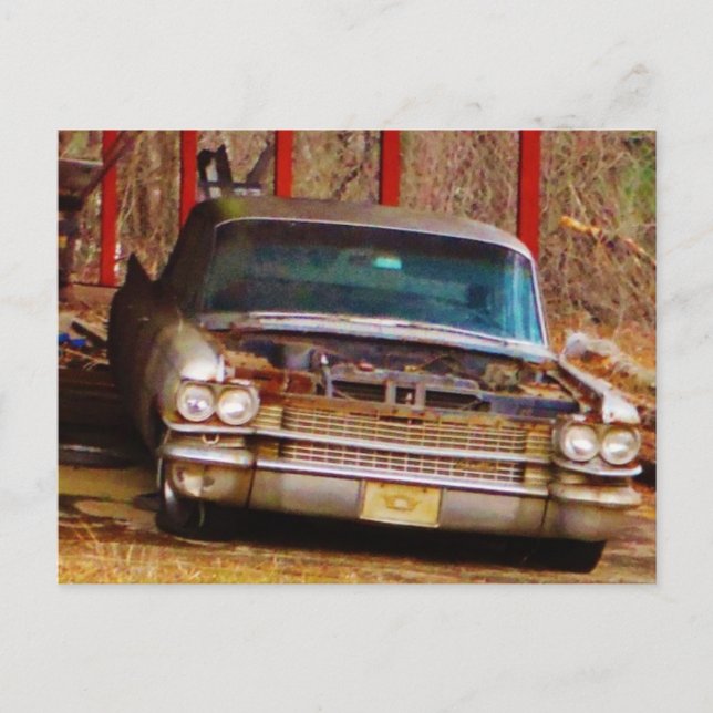 Silver 1963 Sadan Deville Vykort (Framsida)