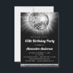 Silver 60:e Födelsedagsfesten 70:s Disco Boll Inbjudningar<br><div class="desc">Förbered dig för att blända och trivas bort natten med vår 60:e Födelsedagsfest i Silver 70:s inbjudan till Disco Boll! Den här inbjudan är en pepitome av elegans och nostalgia, perfekt för att fira en 60-årsjubileum med en aning av 70-årsjubileet. Den krympande utformningen av silver är sofistikerad och banar väg...</div>