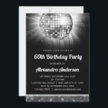 Silver 60:e Födelsedagsfesten 70:s Disco Boll Inbjudningar<br><div class="desc">Förbered dig för att blända och trivas bort natten med vår 60:e Födelsedagsfest i Silver 70:s inbjudan till Disco Boll! Den här inbjudan är en pepitome av elegans och nostalgia, perfekt för att fira en 60-årsjubileum med en aning av 70-årsjubileet. Den krympande utformningen av silver är sofistikerad och banar väg...</div>