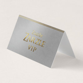 Silver affärskort Anpassningsbar Visitkort