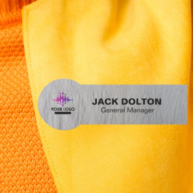 Silver-anställdas Namn-märke med Anpassningsbarnas Namnbricka (Skapare uppladdad)