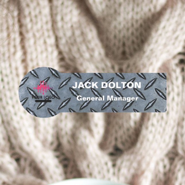 Silver-anställdas Namn-märke med Anpassningsbarnas Namnbricka (Skapare uppladdad)