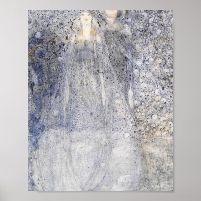 Silver-äpplen i Måne - Margaret Macdonald Poster (Framsidan)