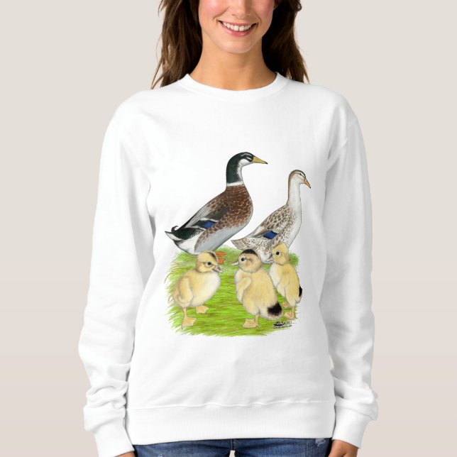 Silver Appleyard Familj T Shirt (Framsida)