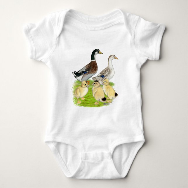 Silver Appleyard Familj Tee Shirt (Framsida)