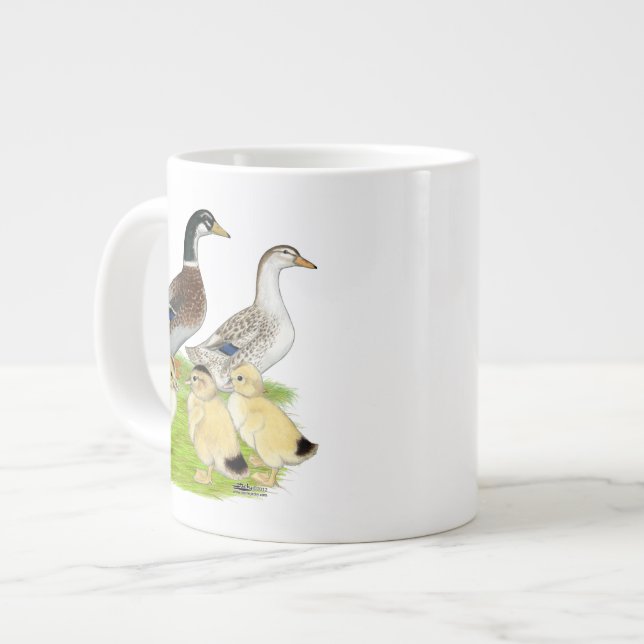 Silver Appleyard Family Jumbo Mugg (Framsida vänster)