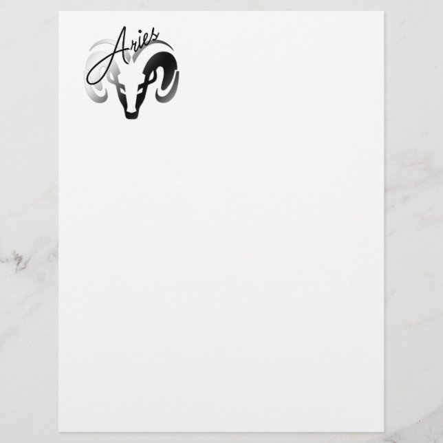 Silver Aries Aries Ram Zodiac (Framsida)