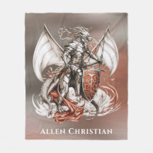 Silver Armor Dragon Orange  Födelsedagsfest Gift