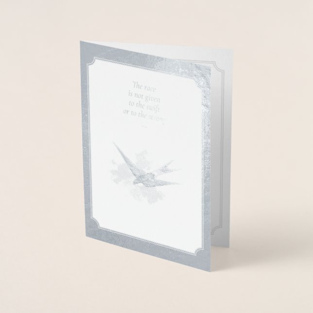 Silver-årsjubileum Folierat Kort (Framsida)