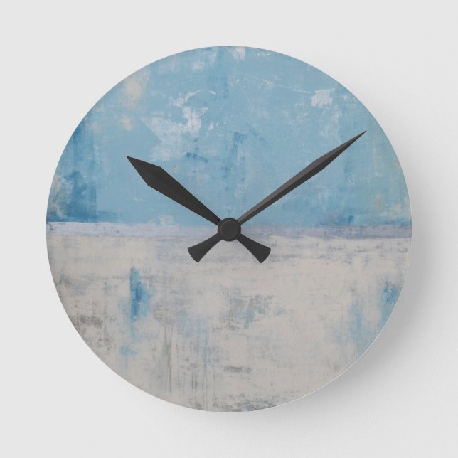 Silver Aura Rund Klocka (Framsida)