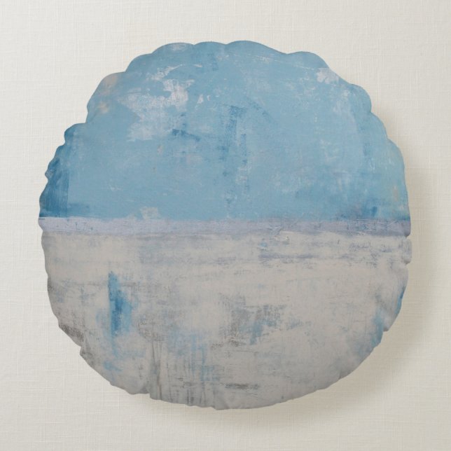 Silver Aura Rund Kudde (Framsidan)