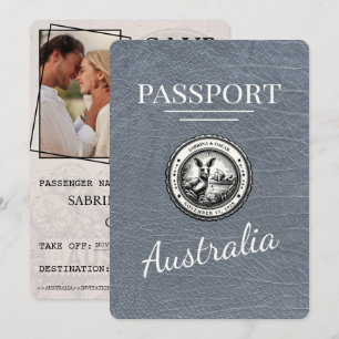 Silver Australiens pass Spara datum Datumet