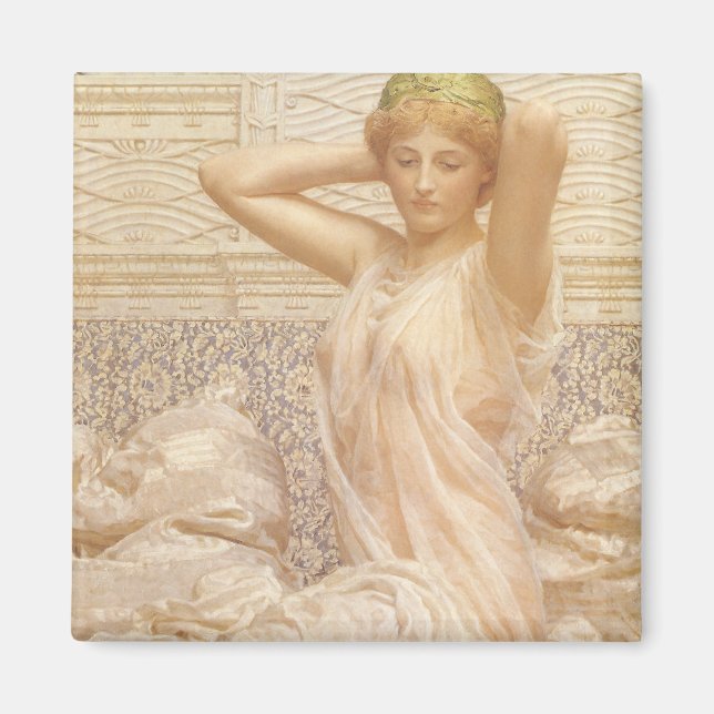 Silver av Albert Joseph Moore, Victorian Fine Art Magnet (Framsidan)