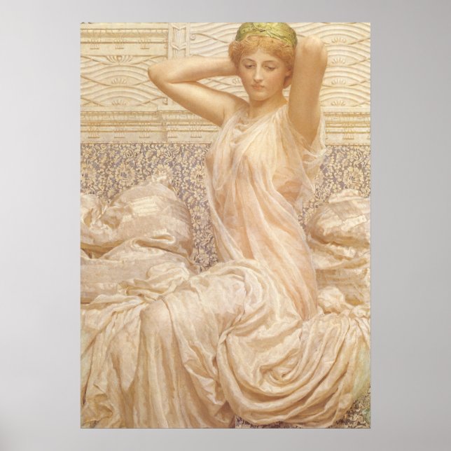 Silver av Albert Joseph Moore, Victorian Fine Art Poster (Framsidan)