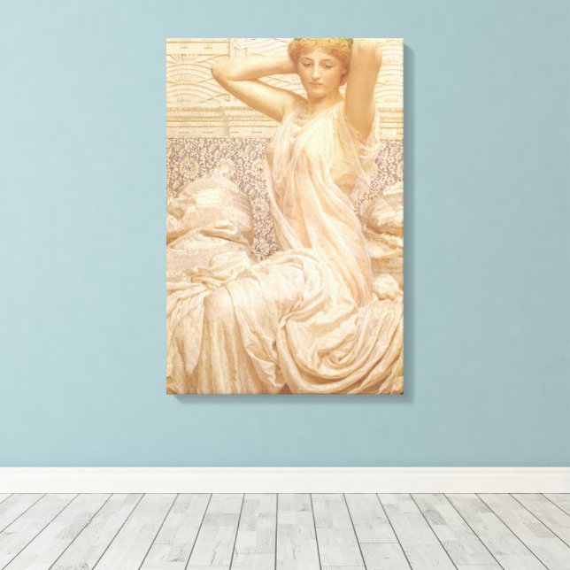 Silver av Albert Joseph Moore, viktoriansk finkons Canvastryck (Insitu (trägolv))