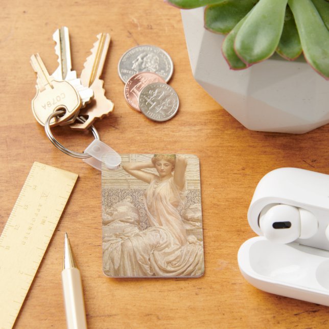 Silver av Albert Joseph Moore, viktoriansk finkons Nyckelring (Skrivbord)