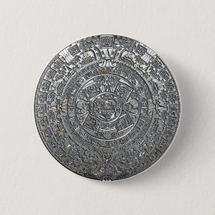 Silver Aztec Calendar Knapp