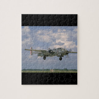 Silver B25. (flygplan;b25_WWII Flygplan) Pussel