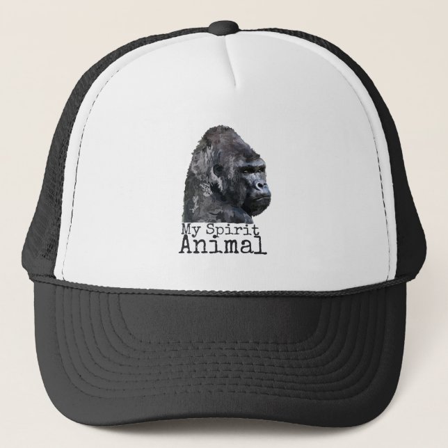 Silver Back Gorilla Spirit Animal Keps (Framsida)