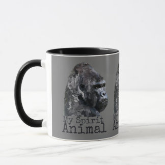 Silver Back Gorilla Spirit Animal Mugg