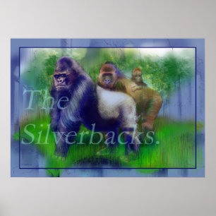 Silver-Baksidaorna Poster