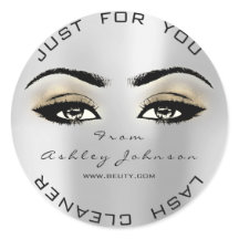 Silver Beauty Glitter Guld Lash Makeup Cleaner