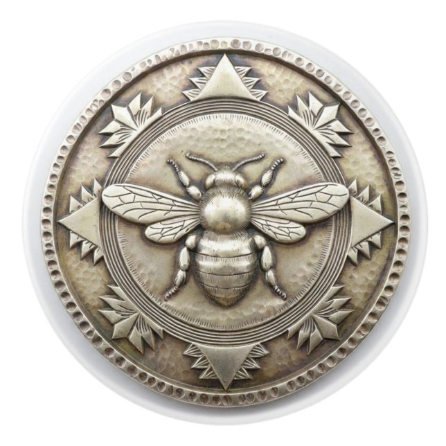 Silver Bee Keramisk Knapp Knopp (Framsidan)
