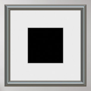silver bild ram poster