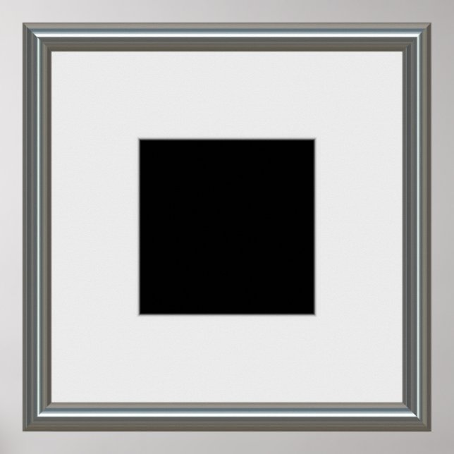 silver bild ram poster (Framsidan)