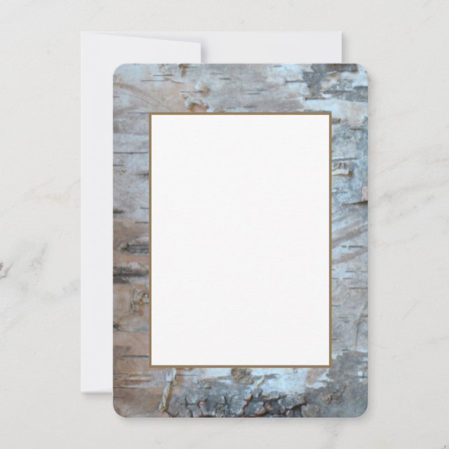 Silver Birch Bark med Guld (Framsida)