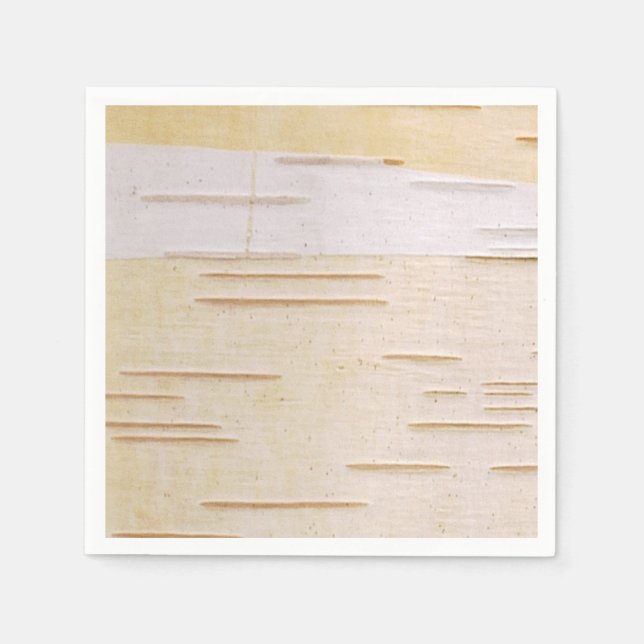 Silver Birch Bark Napkin Pappersservett (Framsidan)