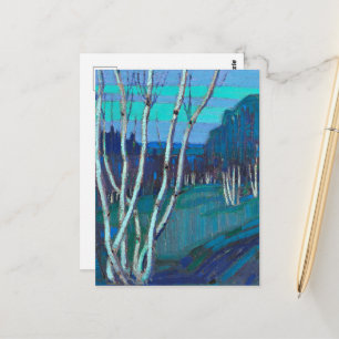 Silver Birches, populär teckning av Tom Thomson Vykort