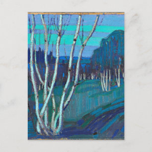 Silver Birches, populär teckning av Tom Thomson  Vykort