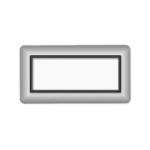 Silver Blank Adressetiketter