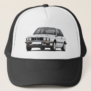 Silver BMW 3 serie (E30) Truckerkeps