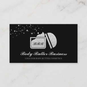 Silver Body Butter Kosmetisk Kräm Visitkort