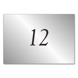 Silver Bordsnummer-skyltar Bordsnummer