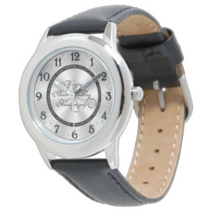 Silver-Bröllop-årsdagen Armbandsur