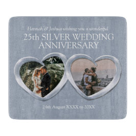 Silver bröllop-årsdagen för det senaste fotot