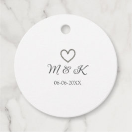 Silver, bröllop par namn brev, modern gåvor etiketter