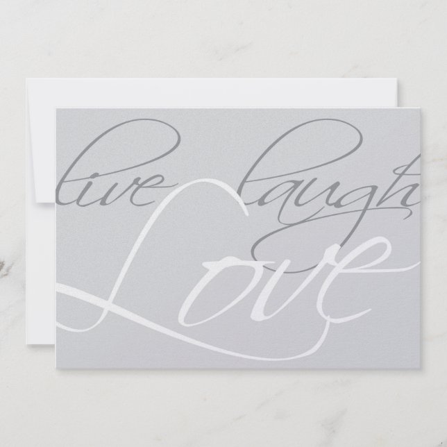 Silver bröllopsdag inbjudan (Framsida)