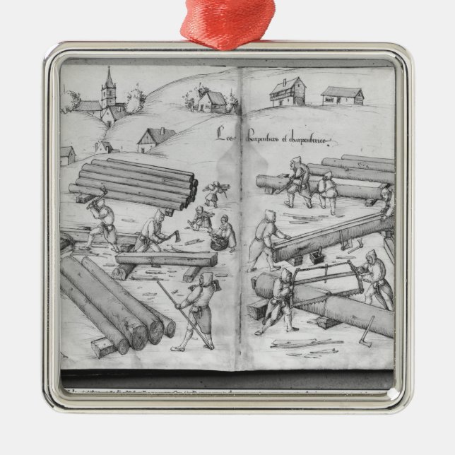 Silver bryter av La Croix-hjälp-Bryter, Lorraine Julgransprydnad Metall (Framsidan)