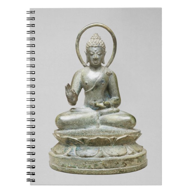 Silver Buddha Fine Art Photography Anteckningsbok (Framsidan)
