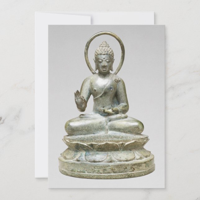 Silver Buddha Fine Art Photography Julkort (Framsida)